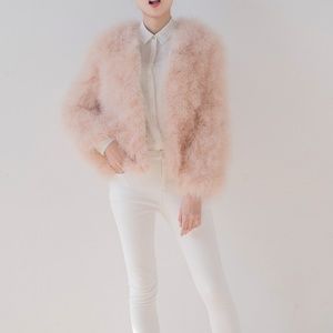 pellobello feather jacket